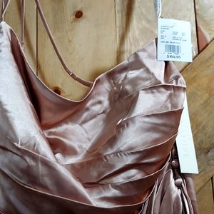 Long one shoulder dress